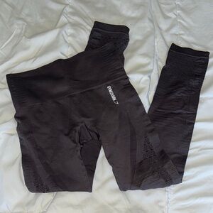 Gymshark Black Leggings Athletic Bottoms